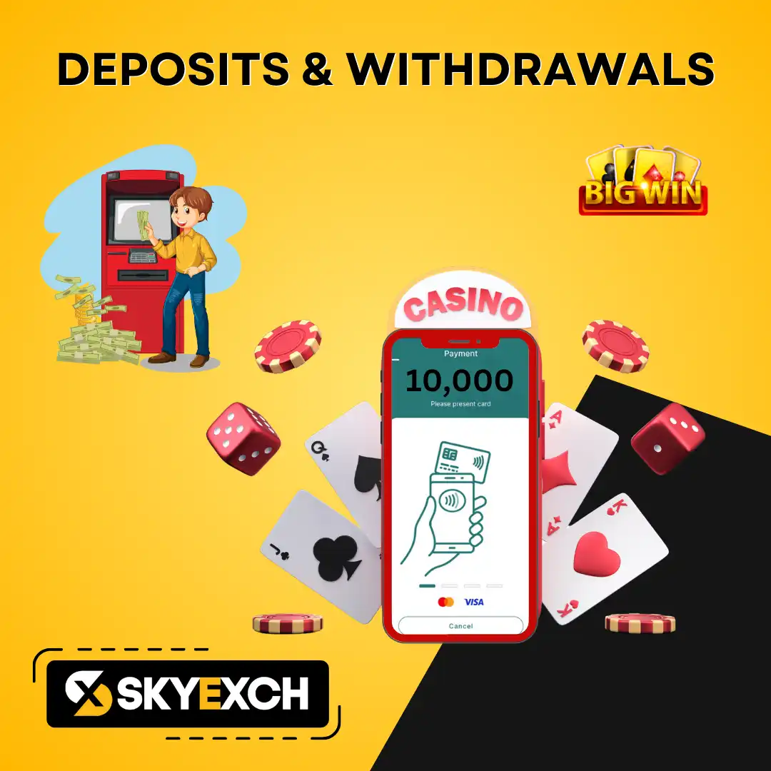 deposits and withdrawals skyexch