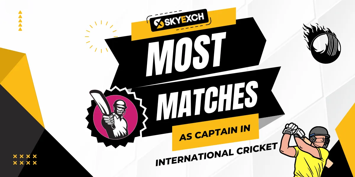 most matches as captain in international cricket