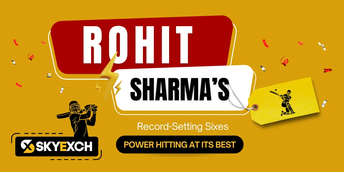 rohit sharma record-setting sixes power hitting at its best